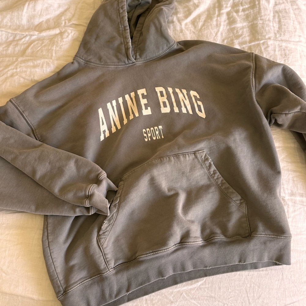 Anine Bing 'Harvey Sweatshirt' in Dusty Olive